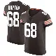 ＃68 Men's Jackson Barton Brown Elite Cleveland Browns Vapor Jersey
