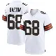 ＃68 Men's Jackson Barton White Game Cleveland Browns Jersey