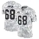 ＃68 Men's Michael Dunn Arctic Camo Limited Cleveland Browns 2024 Salute to Service Jersey