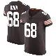 ＃68 Men's Michael Dunn Brown Elite Cleveland Browns Vapor Jersey