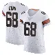＃68 Men's Michael Dunn White Elite Cleveland Browns Vapor Jersey