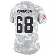 ＃68 Women's Cam Robinson Arctic Camo Limited Cleveland Browns 2024 Salute to Service Jersey