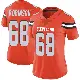 ＃68 Women's Cam Robinson Orange Limited Cleveland Browns Alternate Vapor Untouchable Jersey