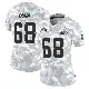 ＃68 Women's Michael Dunn Arctic Camo Limited Cleveland Browns 2024 Salute to Service Jersey