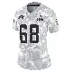 ＃68 Women's Michael Dunn Arctic Camo Limited Cleveland Browns 2024 Salute to Service Jersey