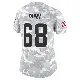 ＃68 Women's Michael Dunn Arctic Camo Limited Cleveland Browns 2024 Salute to Service Jersey