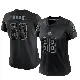 ＃68 Women's Michael Dunn Black Limited Cleveland Browns Reflective Jersey