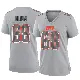 ＃68 Women's Michael Dunn Gray Game Cleveland Browns Atmosphere Fashion Jersey