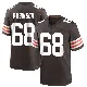 ＃68 Youth Cam Robinson Brown Game Cleveland Browns Team Color Jersey