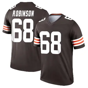 ＃68 Youth Cam Robinson Brown Legend Cleveland Browns Jersey