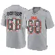 ＃68 Youth Cam Robinson Gray Game Cleveland Browns Atmosphere Fashion Jersey