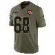＃68 Youth Coziah Izzard Olive Limited Cleveland Browns 2025 Salute to Service Jersey