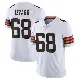 ＃68 Youth Coziah Izzard White Limited Cleveland Browns Vapor Untouchable Jersey
