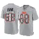 ＃68 Youth Michael Dunn Gray Game Cleveland Browns Atmosphere Fashion Jersey