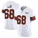 ＃68 Youth Michael Dunn White Limited Cleveland Browns Vapor 1946 Collection Alternate Jersey