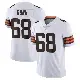 ＃68 Youth Michael Dunn White Limited Cleveland Browns Vapor Untouchable Jersey
