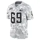 ＃69 Men's Lorenzo Thompson Arctic Camo Limited Cleveland Browns 2024 Salute to Service Jersey