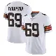 ＃69 Men's Lorenzo Thompson White Limited Cleveland Browns Vapor Untouchable Jersey