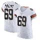 ＃69 Men's Tyre Phillips White Elite Cleveland Browns Vapor Jersey