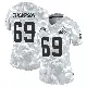 ＃69 Women's Lorenzo Thompson Arctic Camo Limited Cleveland Browns 2024 Salute to Service Jersey