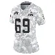 ＃69 Women's Lorenzo Thompson Arctic Camo Limited Cleveland Browns 2024 Salute to Service Jersey