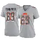 ＃69 Women's Lorenzo Thompson Gray Game Cleveland Browns Atmosphere Fashion Jersey