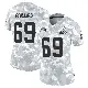 ＃69 Women's Tyre Phillips Arctic Camo Limited Cleveland Browns 2024 Salute to Service Jersey