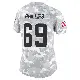＃69 Women's Tyre Phillips Arctic Camo Limited Cleveland Browns 2024 Salute to Service Jersey