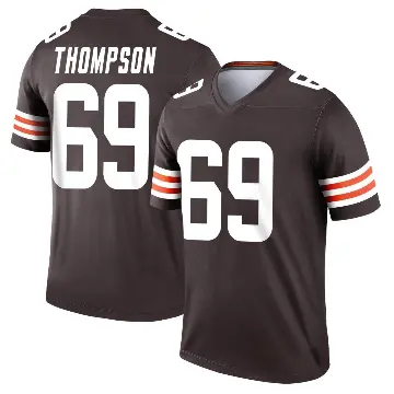 ＃69 Youth Lorenzo Thompson Brown Legend Cleveland Browns Jersey