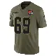 ＃69 Youth Lorenzo Thompson Olive Limited Cleveland Browns 2025 Salute to Service Jersey