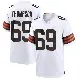 ＃69 Youth Lorenzo Thompson White Game Cleveland Browns Jersey
