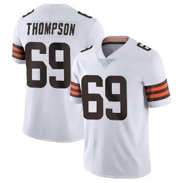 ＃69 Youth Lorenzo Thompson White Limited Cleveland Browns Vapor Untouchable Jersey