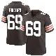 ＃69 Youth Tyre Phillips Brown Game Cleveland Browns Team Color Jersey