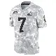 ＃7 Men's Dustin Hopkins Arctic Camo Limited Cleveland Browns 2024 Salute to Service Jersey