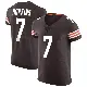 ＃7 Men's Dustin Hopkins Brown Elite Cleveland Browns Vapor Jersey
