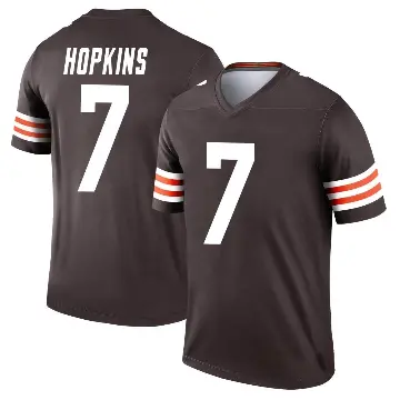 ＃7 Men's Dustin Hopkins Brown Legend Cleveland Browns Jersey
