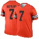 ＃7 Men's Dustin Hopkins Orange Legend Cleveland Browns Inverted Jersey