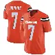 ＃7 Men's Dustin Hopkins Orange Limited Cleveland Browns Alternate Vapor Untouchable Jersey