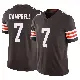 ＃7 Men's Tyson Campbell Brown Limited Cleveland Browns Vapor F.U.S.E. Jersey