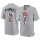 ＃7 Men's Tyson Campbell Gray Game Cleveland Browns Atmosphere Fashion Jersey