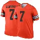 ＃7 Men's Tyson Campbell Orange Legend Cleveland Browns Inverted Jersey