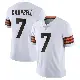 ＃7 Men's Tyson Campbell White Limited Cleveland Browns Vapor Untouchable Jersey
