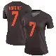 ＃7 Women's Dustin Hopkins Brown Legend Cleveland Browns Alternate Jersey