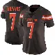 ＃7 Women's Dustin Hopkins Brown Limited Cleveland Browns Team Color Vapor Untouchable Jersey