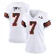 ＃7 Women's Dustin Hopkins White Game Cleveland Browns 1946 Collection Alternate Jersey