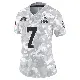 ＃7 Women's Tyson Campbell Arctic Camo Limited Cleveland Browns 2024 Salute to Service Jersey