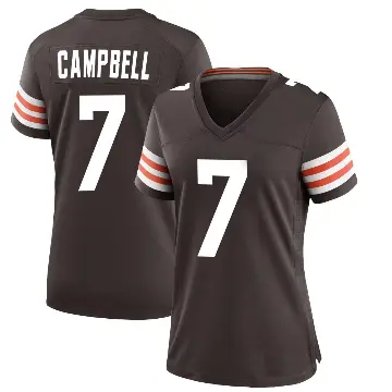 ＃7 Women's Tyson Campbell Brown Game Cleveland Browns Team Color Jersey