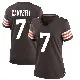 ＃7 Women's Tyson Campbell Brown Game Cleveland Browns Team Color Jersey