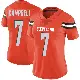 ＃7 Women's Tyson Campbell Orange Limited Cleveland Browns Alternate Vapor Untouchable Jersey