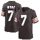 ＃7 Youth Dustin Hopkins Brown Game Cleveland Browns Team Color Jersey